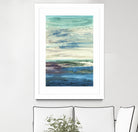 Spring Transformations by Grace Rowman on GIANT ART - cyan abstract