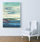 Spring Transformations by Grace Rowman on GIANT ART - cyan abstract