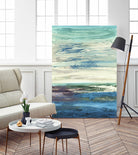 Spring Transformations by Grace Rowman on GIANT ART - cyan abstract