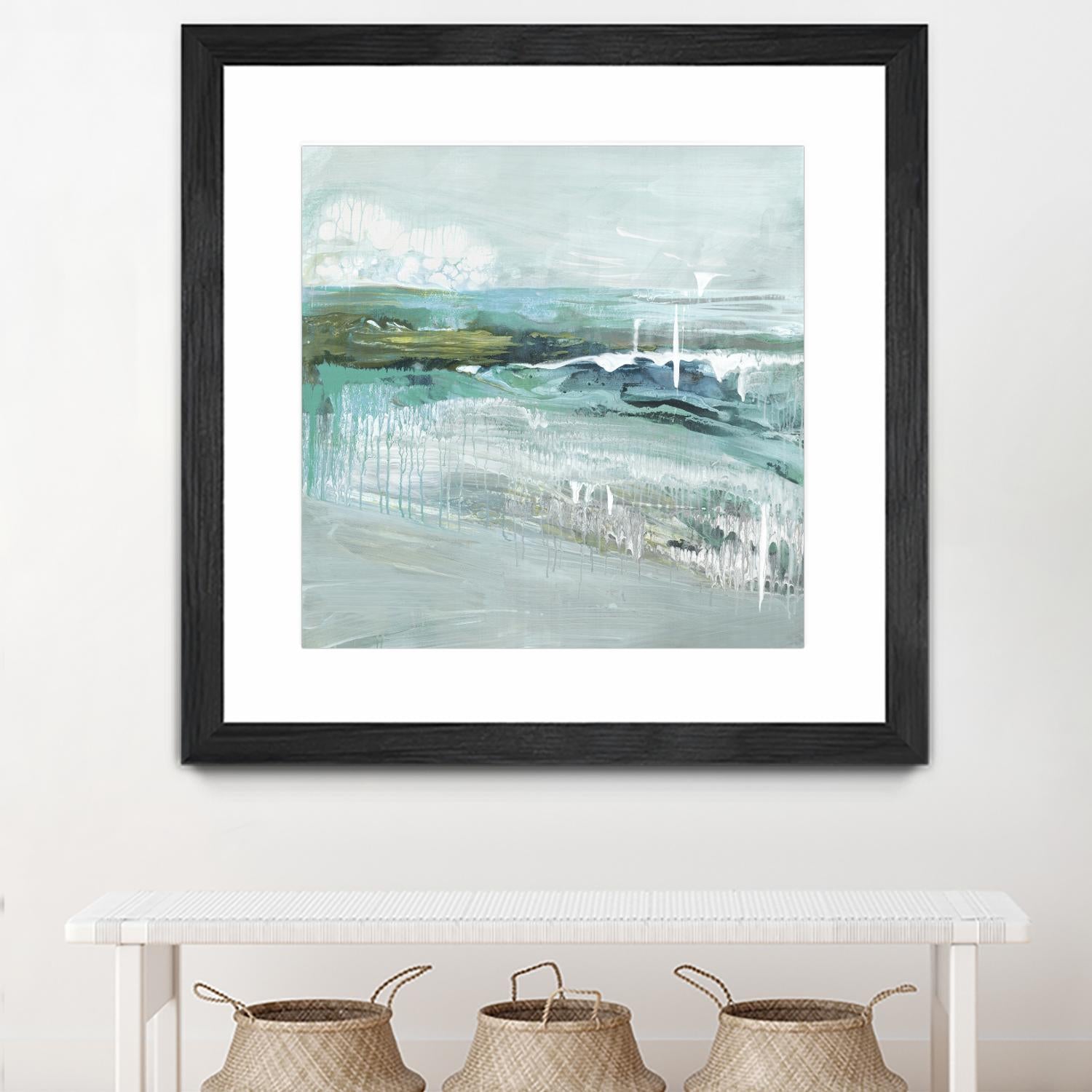 Beneath the Surface by Grace Rowman on GIANT ART - blue abstract