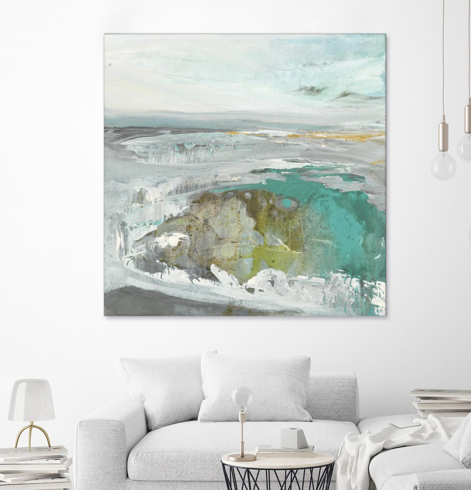 Ocean II by Grace Rowman on GIANT ART - blue abstract