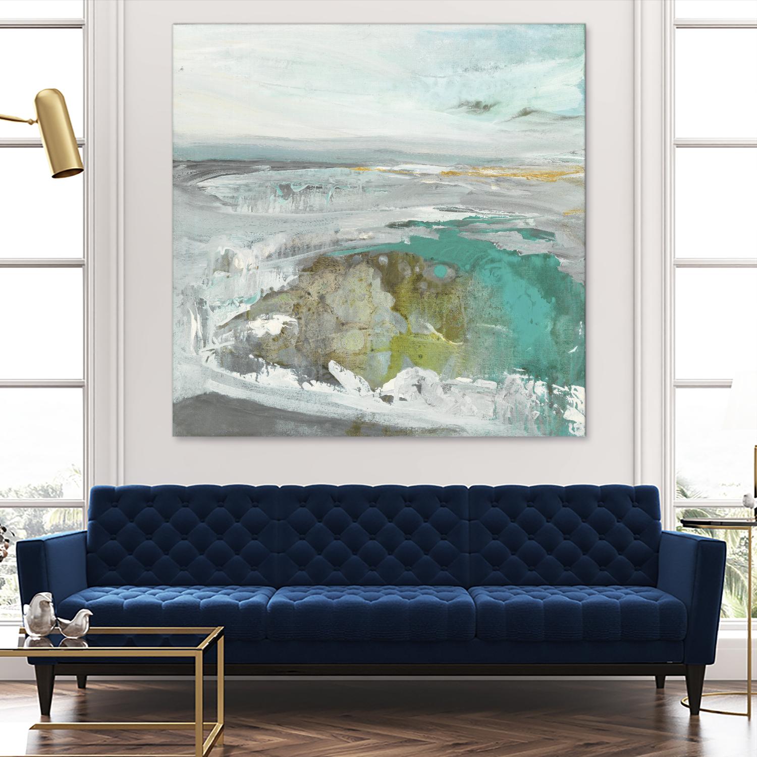 Ocean II by Grace Rowman on GIANT ART - blue abstract