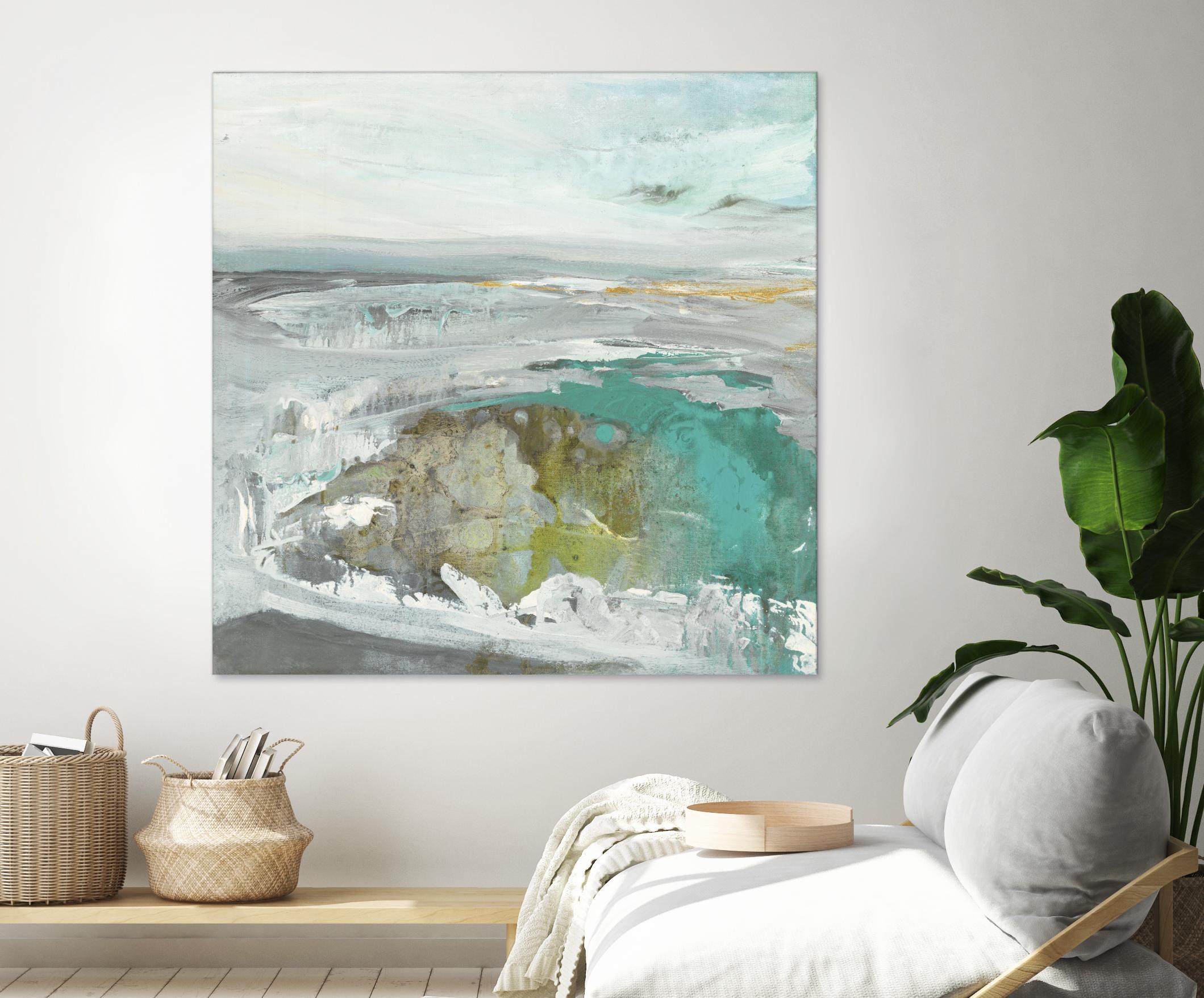 Ocean II by Grace Rowman on GIANT ART - blue abstract