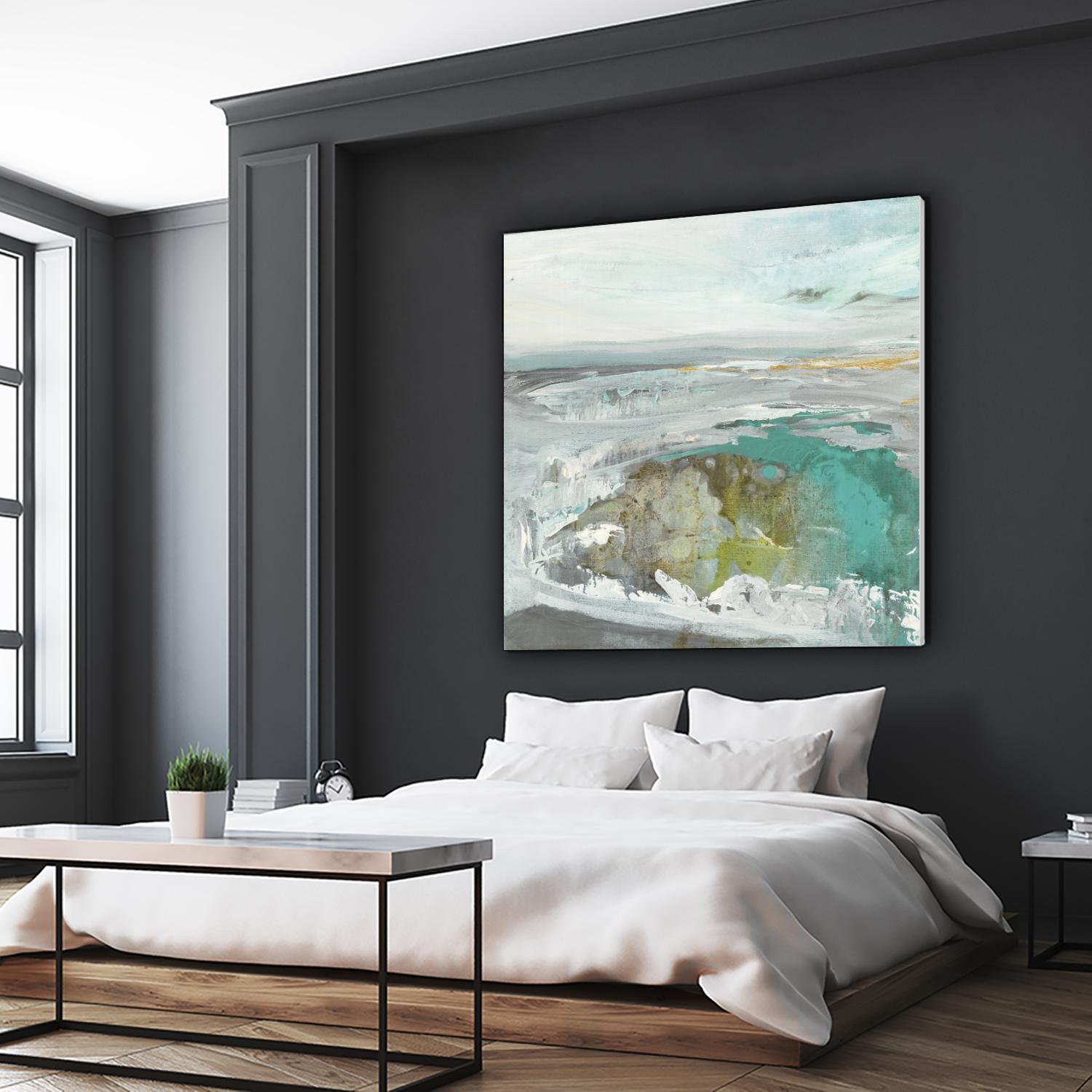 Ocean II by Grace Rowman on GIANT ART - blue abstract