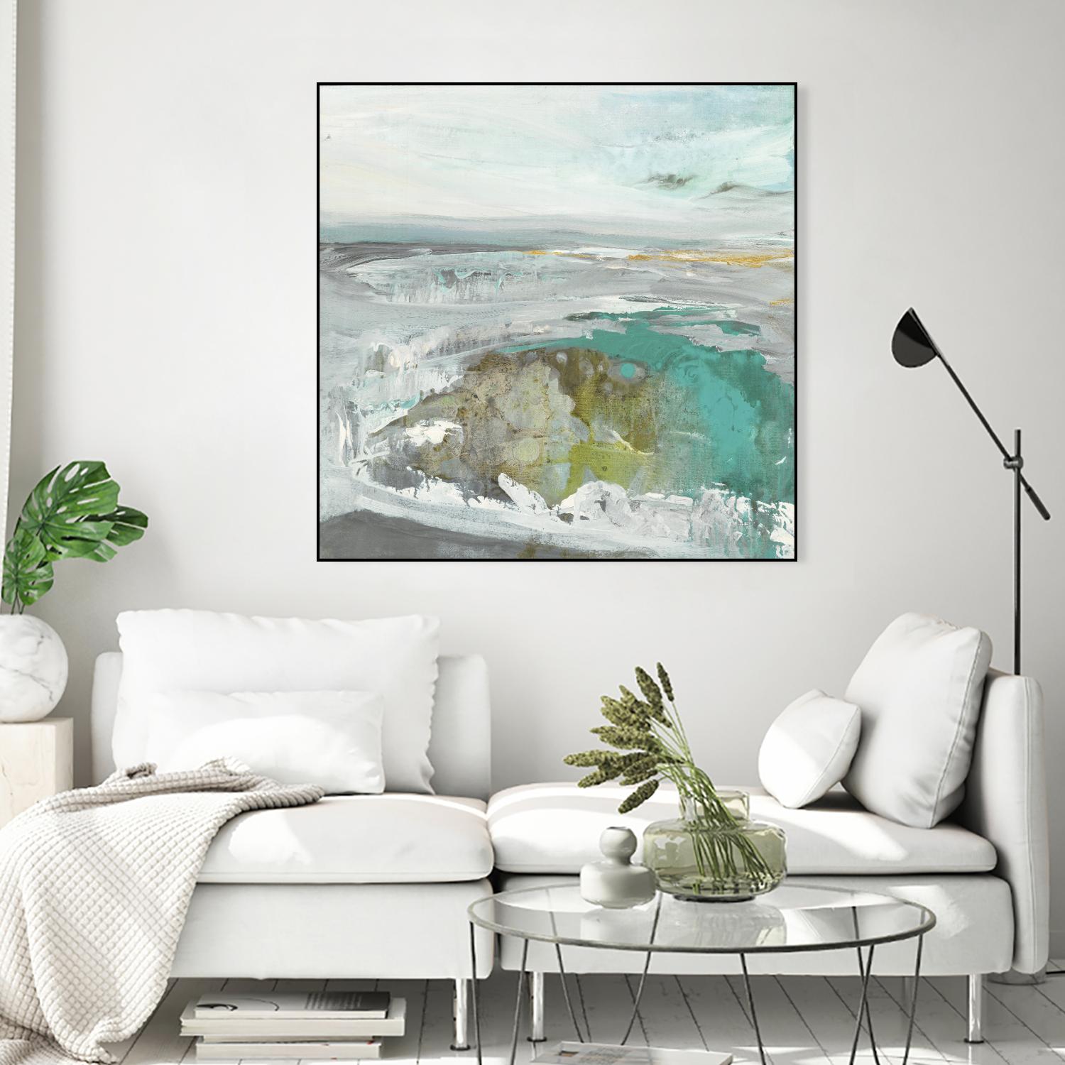 Ocean II by Grace Rowman on GIANT ART - blue abstract