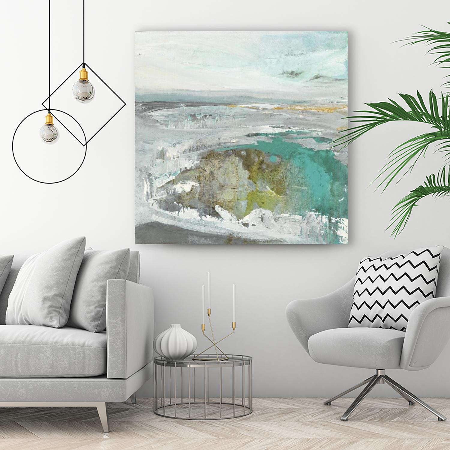 Ocean II by Grace Rowman on GIANT ART - blue abstract