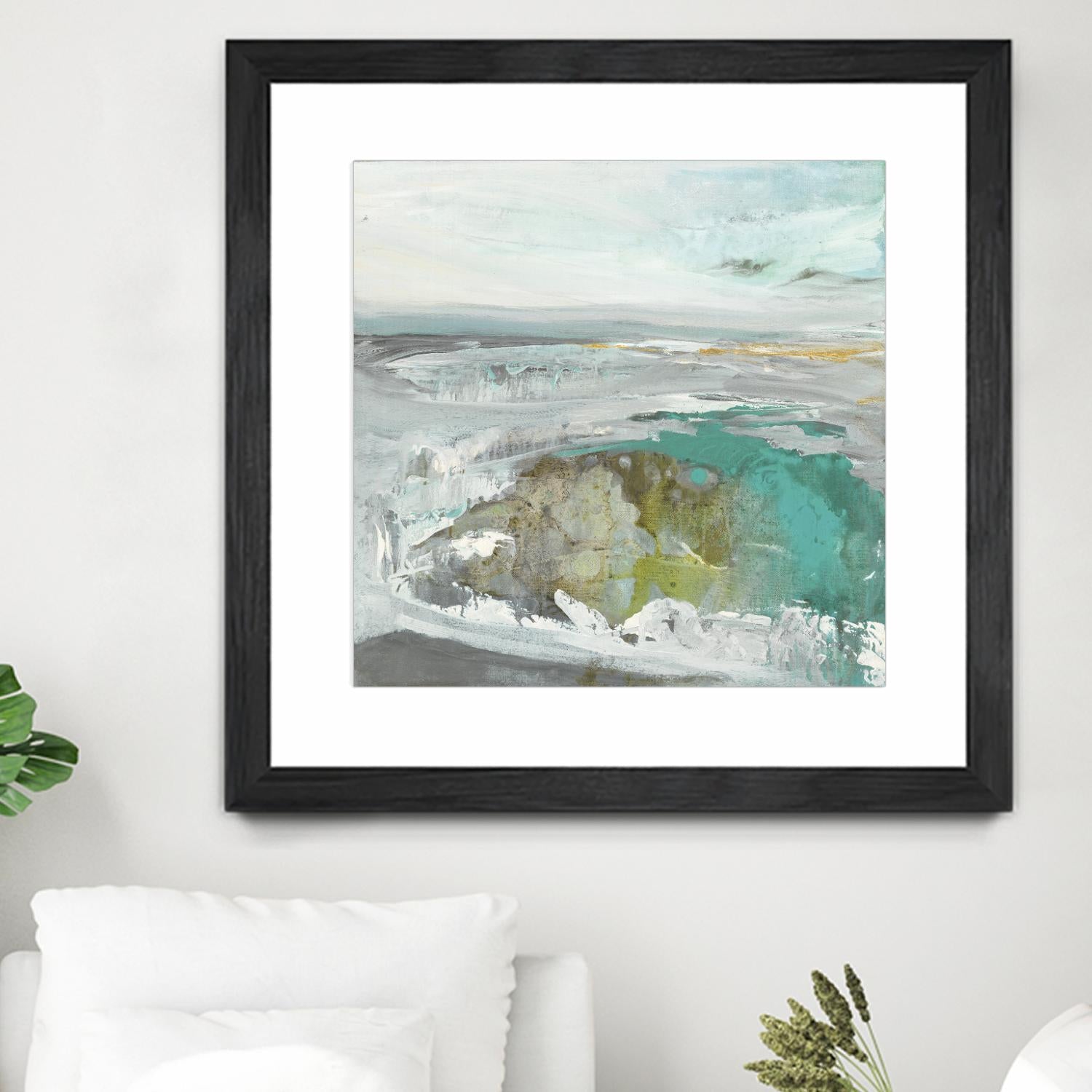 Ocean II by Grace Rowman on GIANT ART - blue abstract