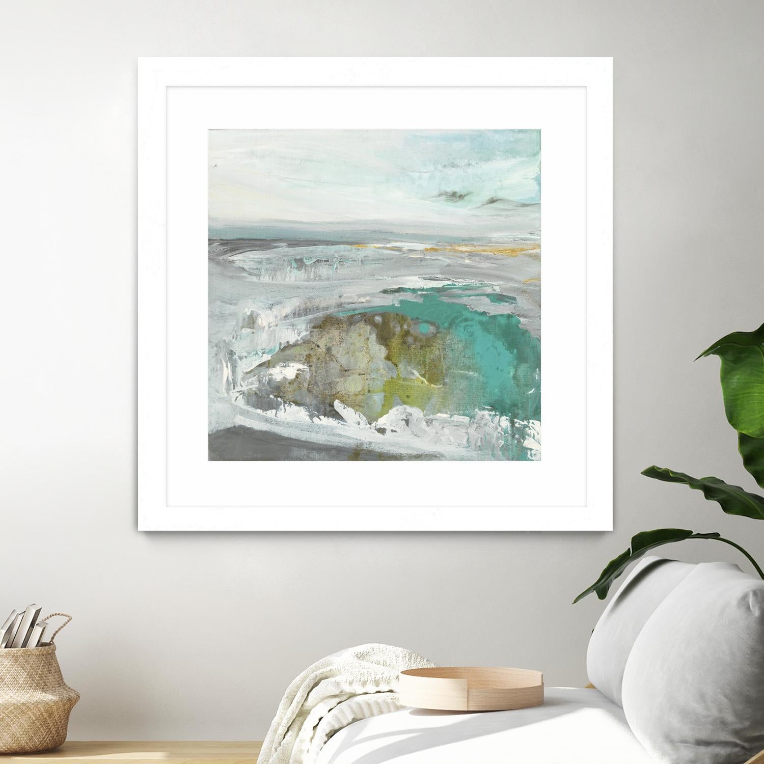 Ocean II by Grace Rowman on GIANT ART - blue abstract