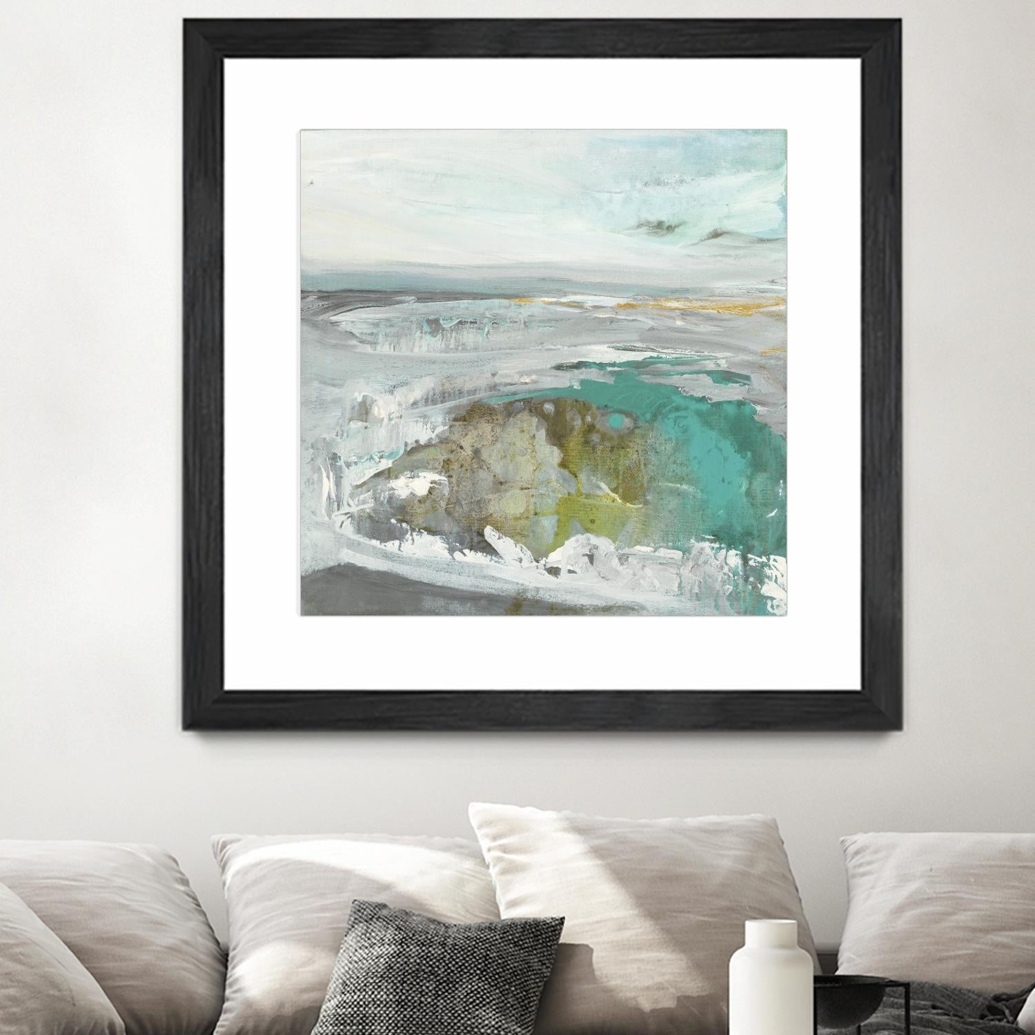 Ocean II by Grace Rowman on GIANT ART - blue abstract