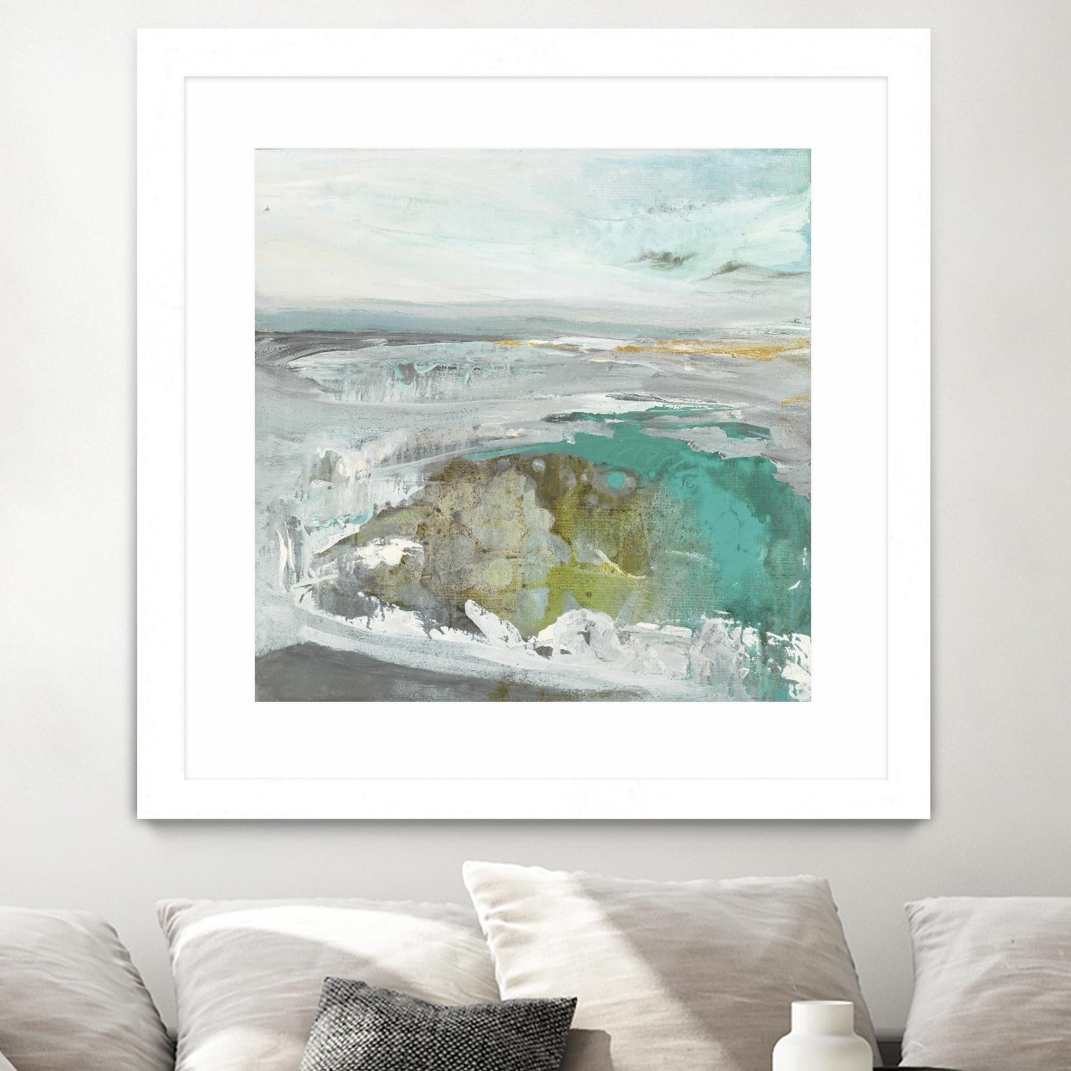 Ocean II by Grace Rowman on GIANT ART - blue abstract