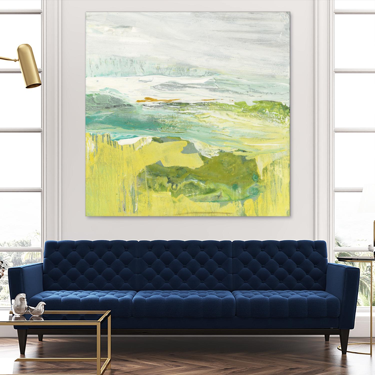 From The Shore II by Grace Rowman on GIANT ART - yellow abstract