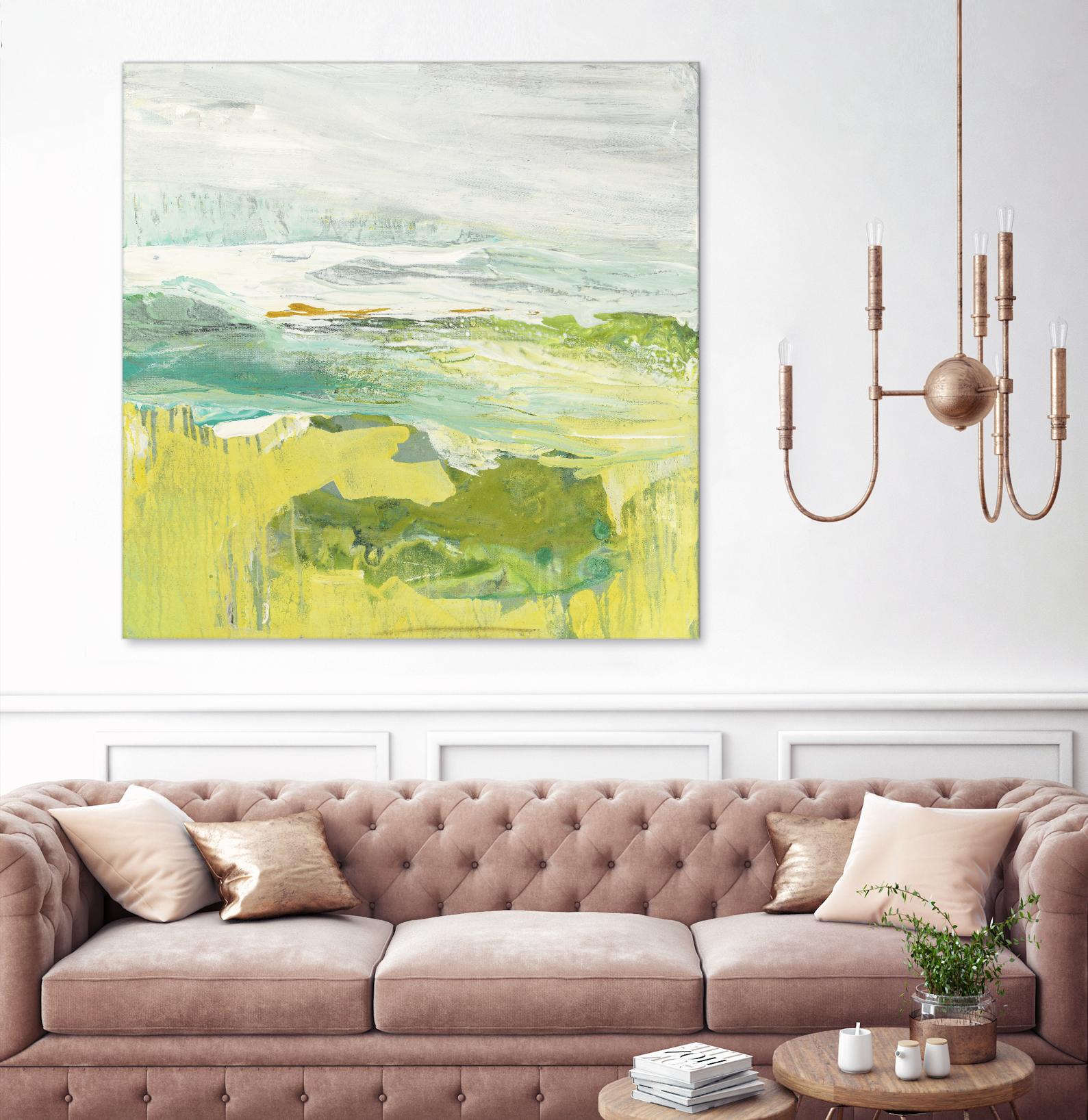 From The Shore II by Grace Rowman on GIANT ART - yellow abstract