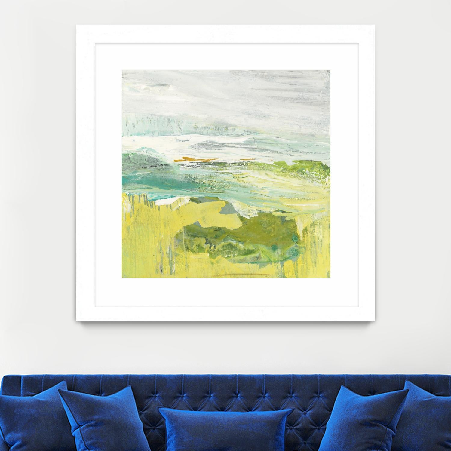 From The Shore II by Grace Rowman on GIANT ART - yellow abstract