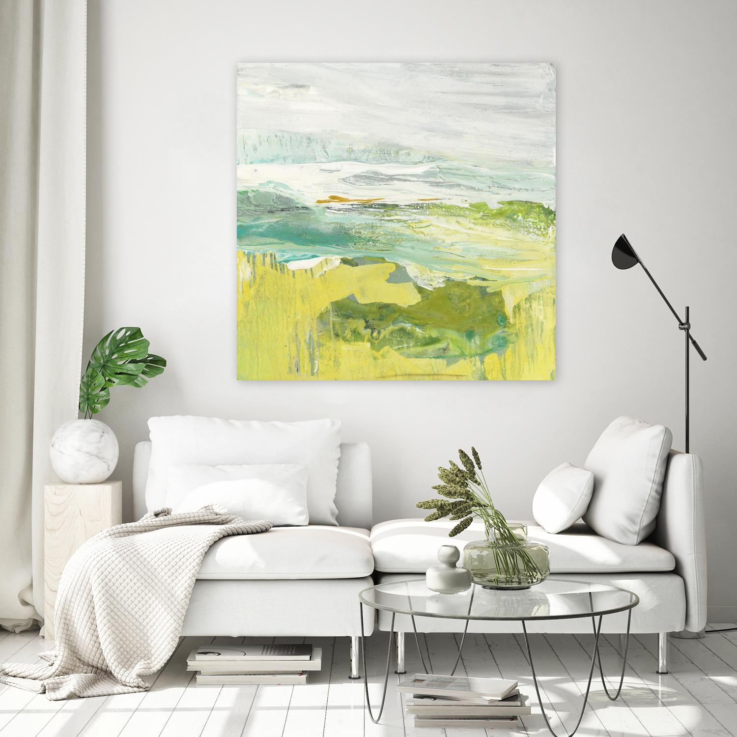 From The Shore II by Grace Rowman on GIANT ART - yellow abstract