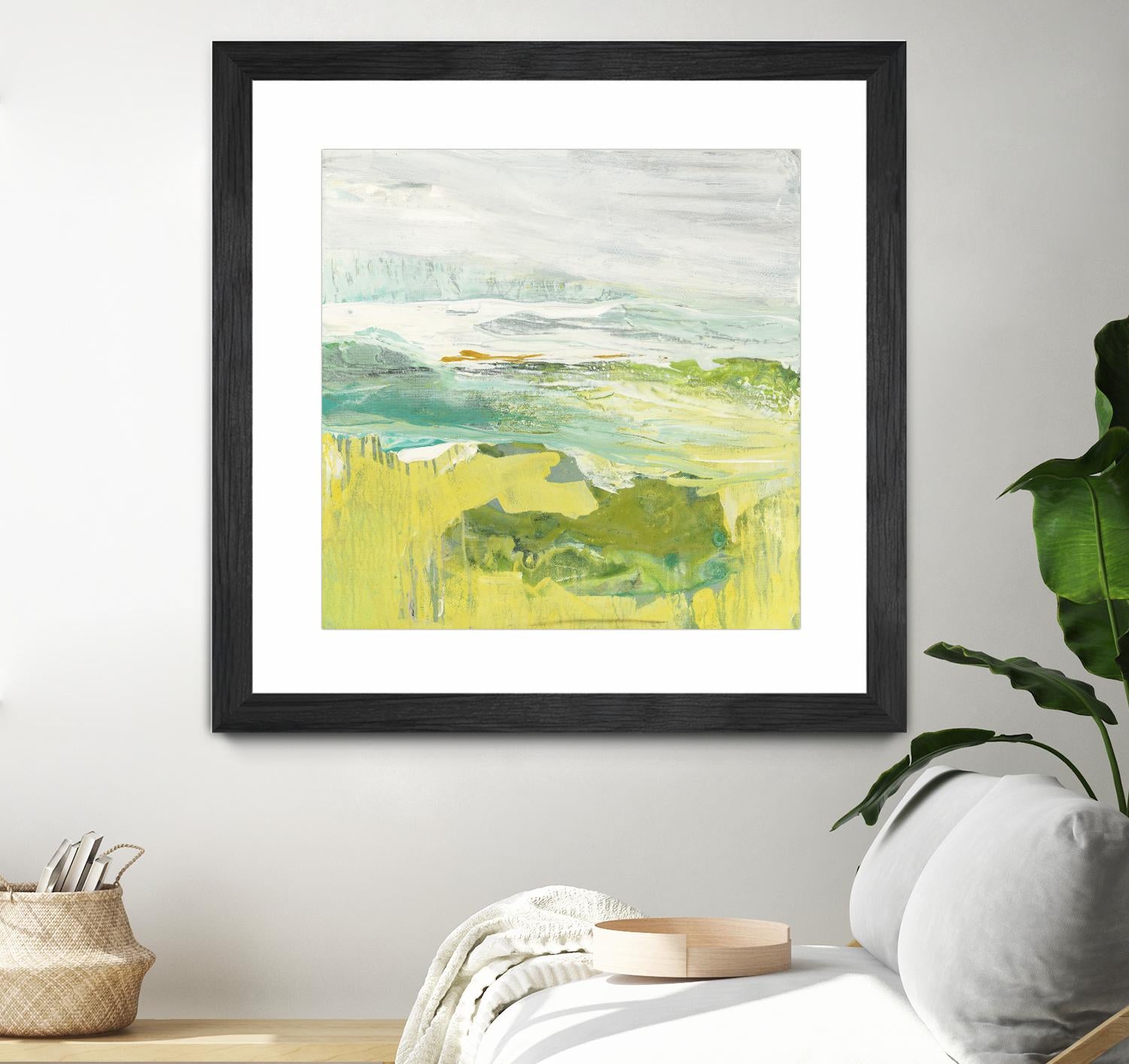 From The Shore II by Grace Rowman on GIANT ART - yellow abstract