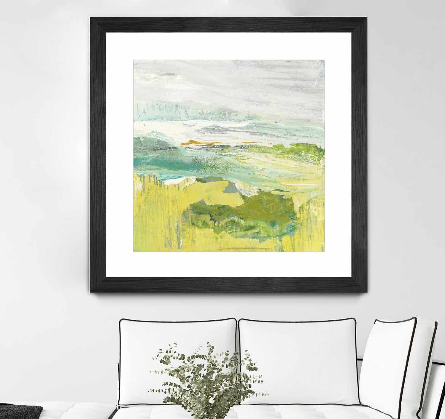 From The Shore II by Grace Rowman on GIANT ART - yellow abstract