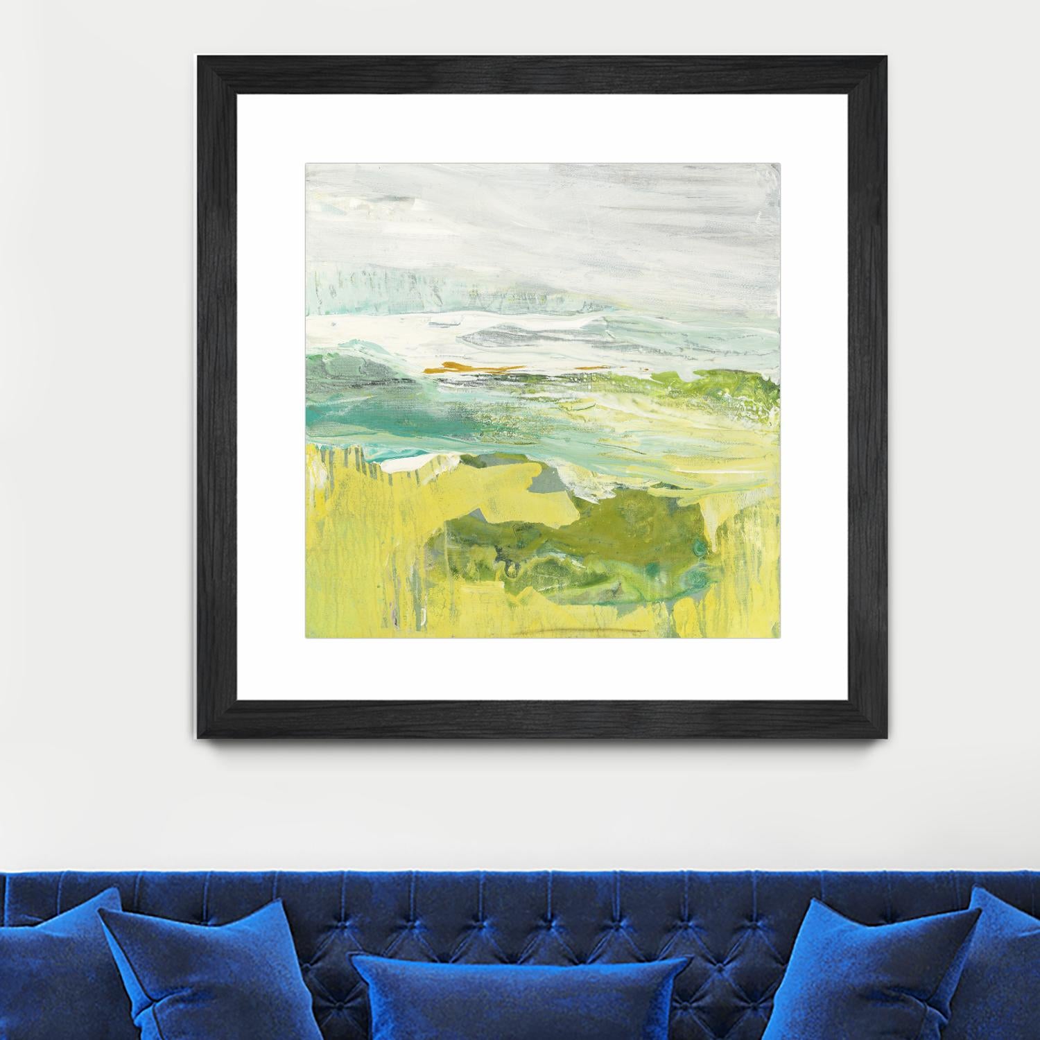 From The Shore II by Grace Rowman on GIANT ART - yellow abstract