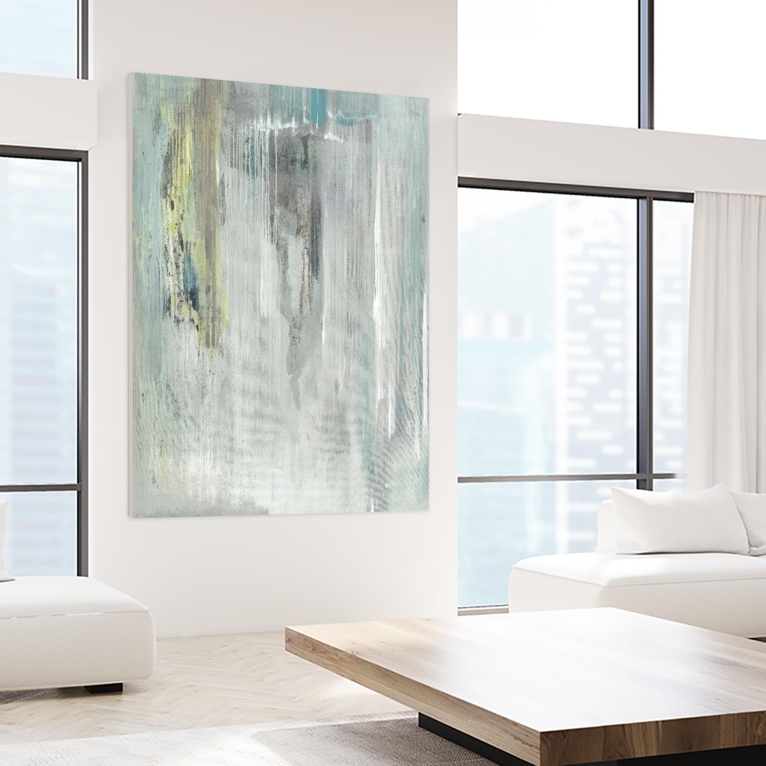 The Rain by Grace Rowan on GIANT ART - white abstract