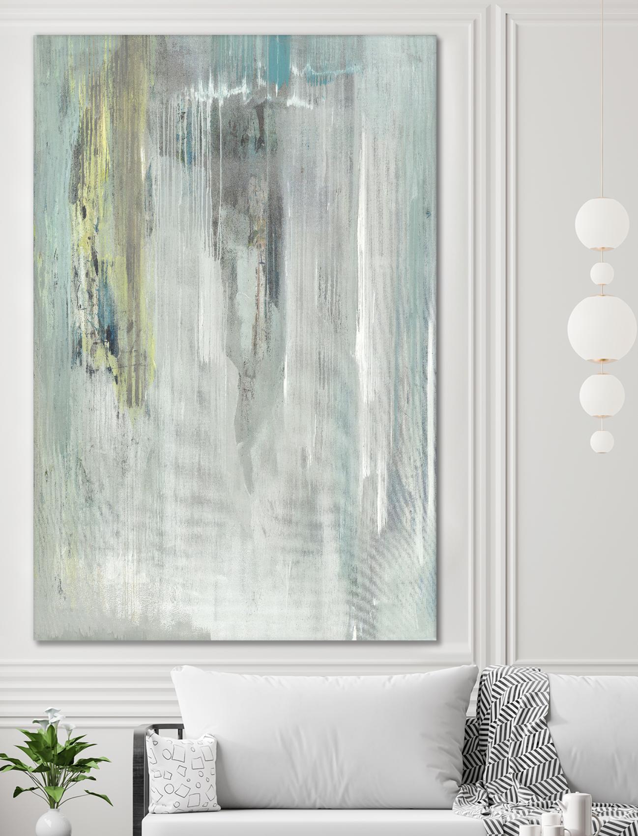 The Rain by Grace Rowan on GIANT ART - white abstract