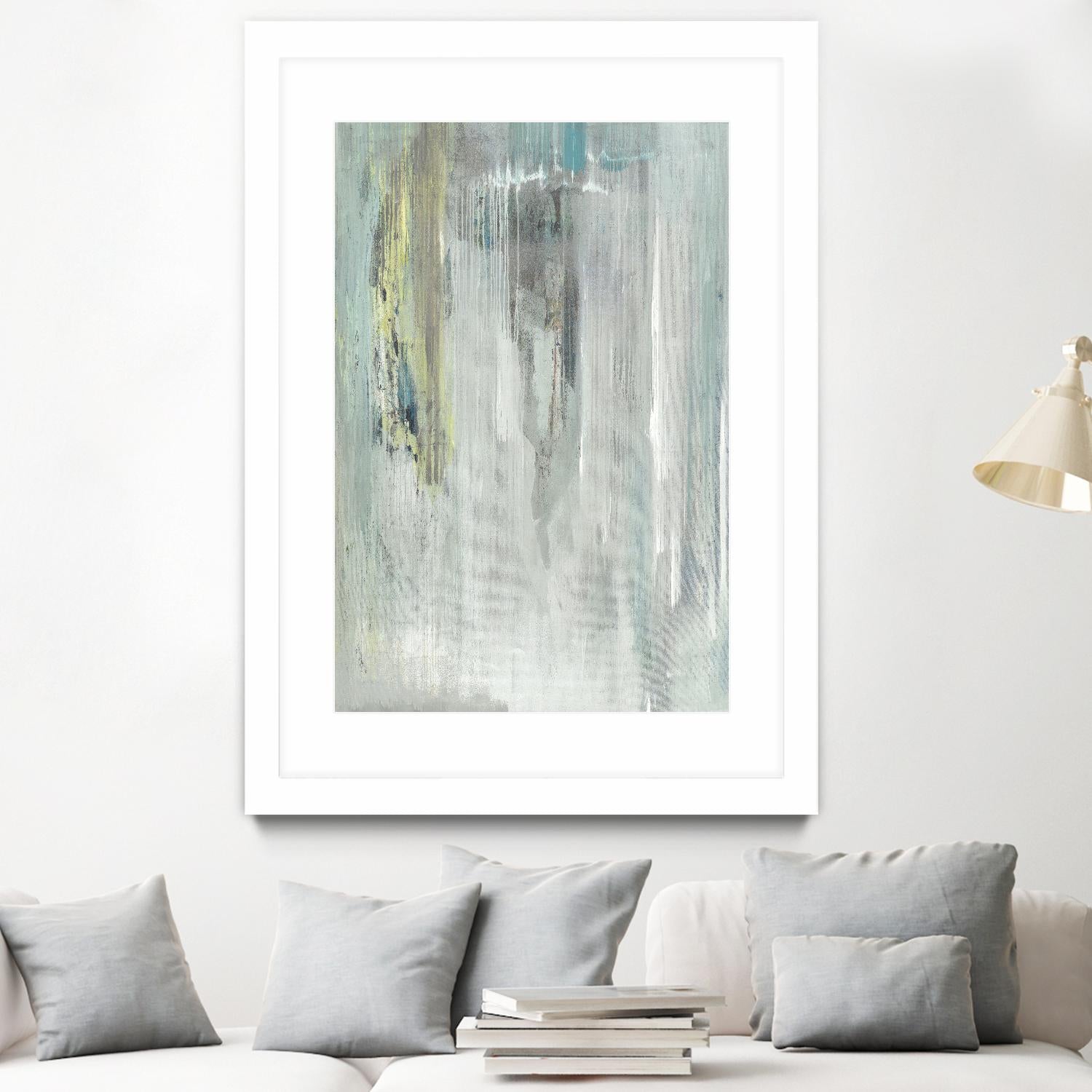 The Rain by Grace Rowan on GIANT ART - white abstract