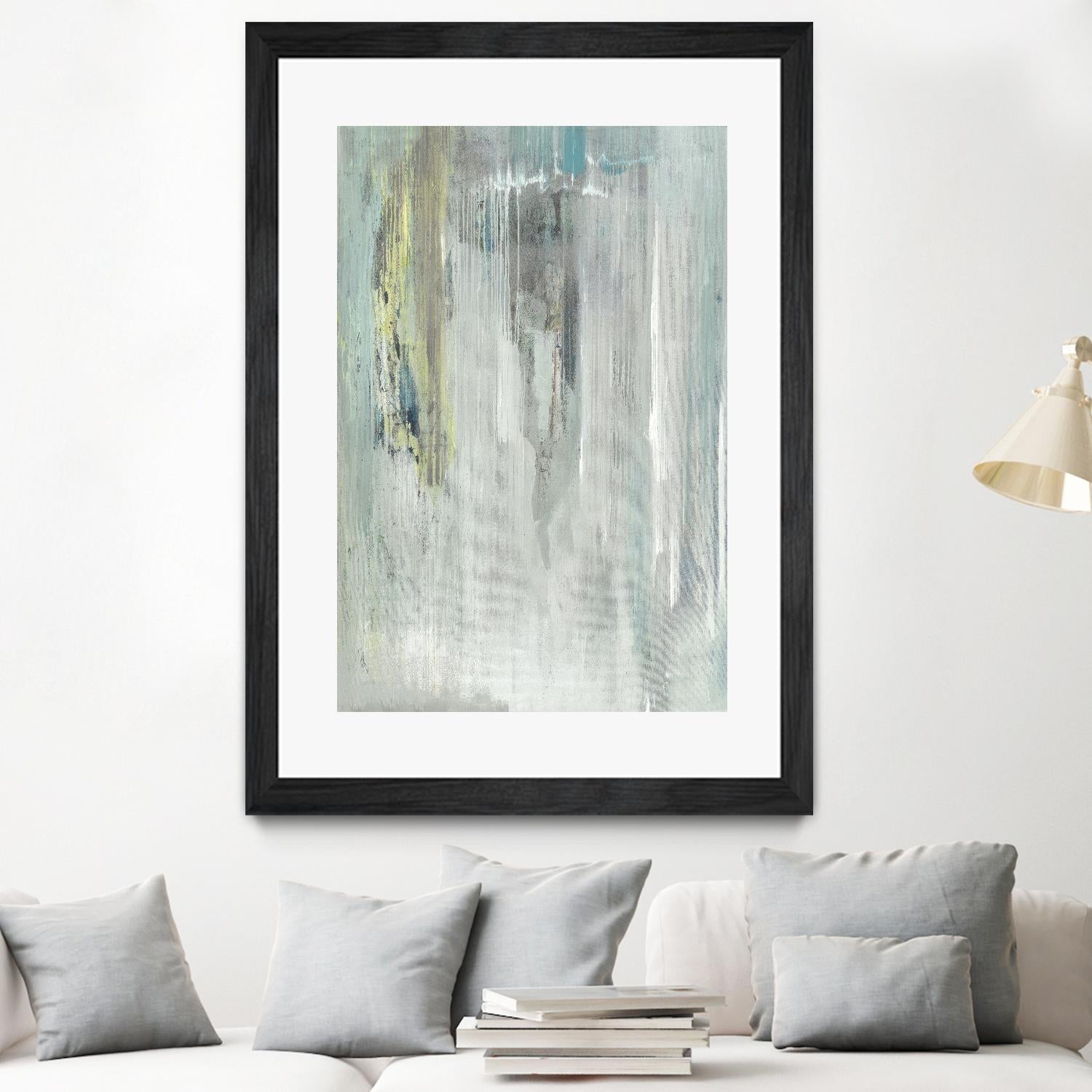 The Rain by Grace Rowan on GIANT ART - white abstract