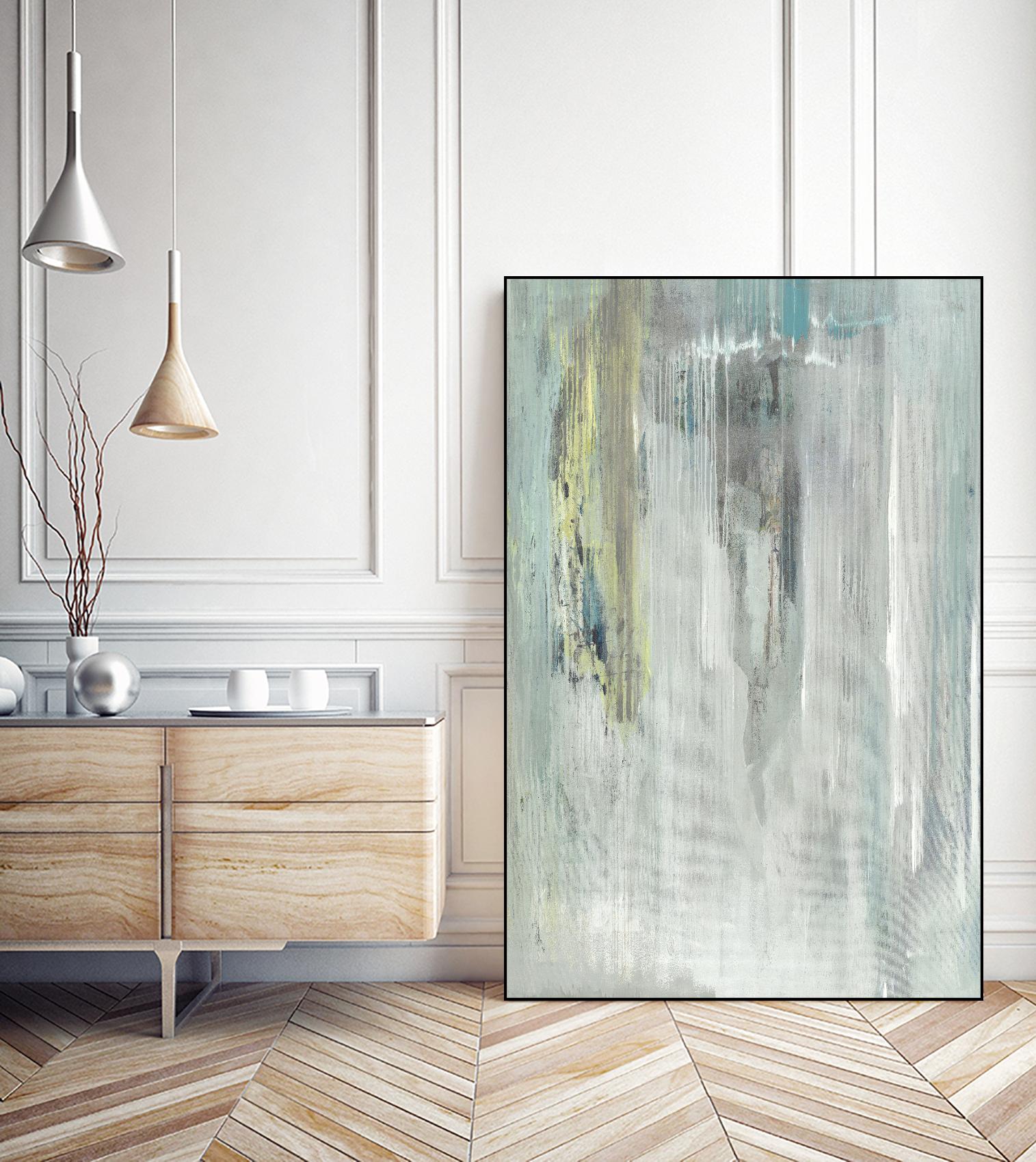 The Rain by Grace Rowan on GIANT ART - white abstract