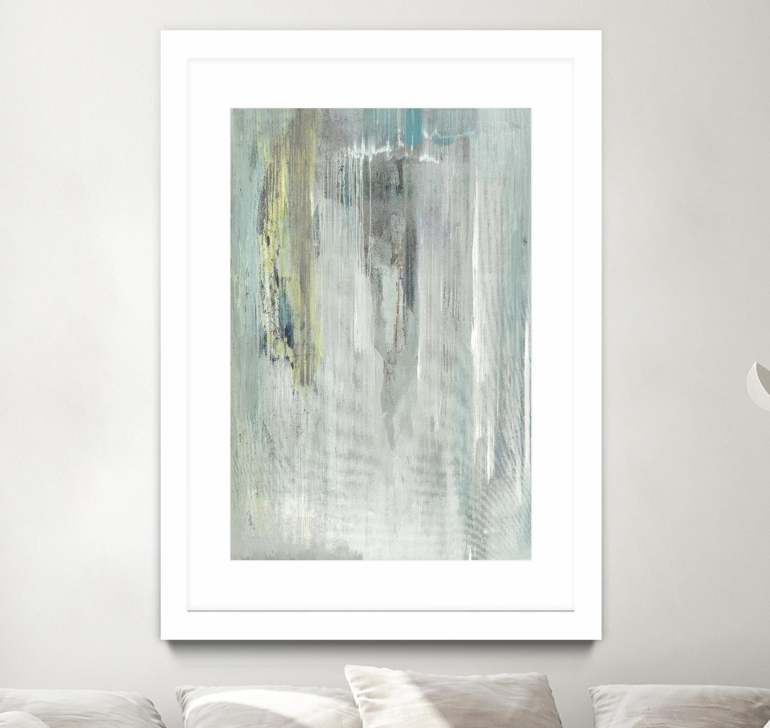 The Rain by Grace Rowan on GIANT ART - white abstract