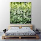 Linear Muse I by John Bingham on GIANT ART - green Trees