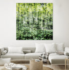 Linear Muse I by John Bingham on GIANT ART - green Trees