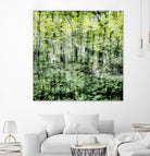 Linear Muse I by John Bingham on GIANT ART - green Trees