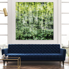 Linear Muse I by John Bingham on GIANT ART - green Trees