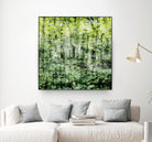 Linear Muse I by John Bingham on GIANT ART - green Trees