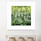 Linear Muse I by John Bingham on GIANT ART - green Trees