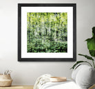 Linear Muse I by John Bingham on GIANT ART - green Trees