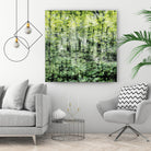 Linear Muse I by John Bingham on GIANT ART - green Trees