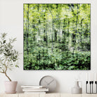 Linear Muse I by John Bingham on GIANT ART - green Trees