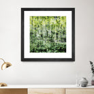 Linear Muse I by John Bingham on GIANT ART - green Trees