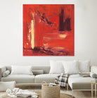 On the Tide by Marianne Broome on GIANT ART - yellow abstract