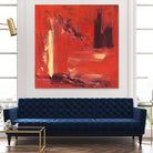 On the Tide by Marianne Broome on GIANT ART - yellow abstract