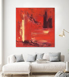 On the Tide by Marianne Broome on GIANT ART - yellow abstract