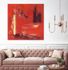 On the Tide by Marianne Broome on GIANT ART - yellow abstract