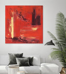 On the Tide by Marianne Broome on GIANT ART - yellow abstract