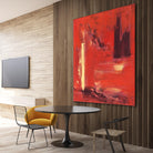 On the Tide by Marianne Broome on GIANT ART - yellow abstract