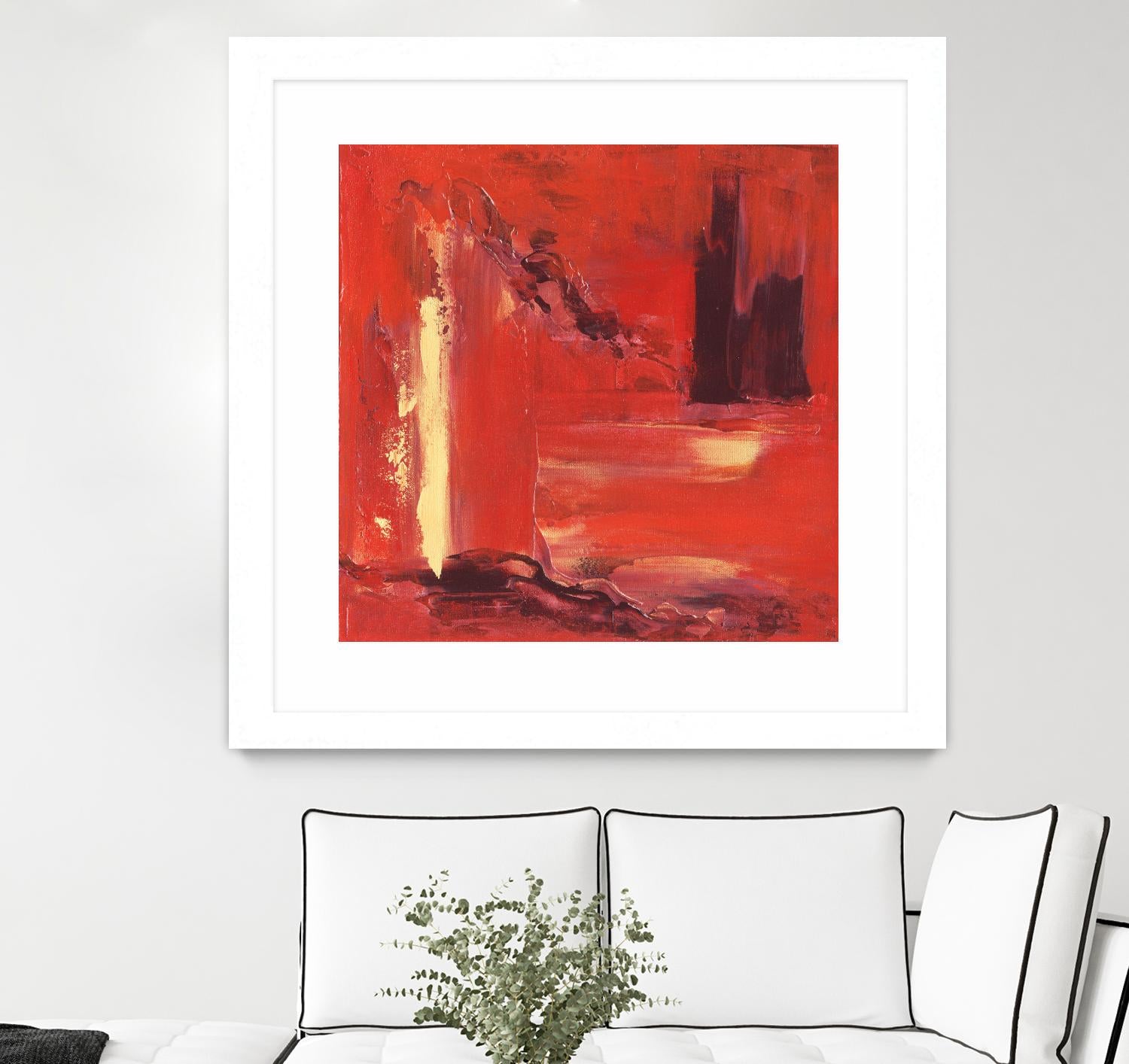 On the Tide by Marianne Broome on GIANT ART - yellow abstract