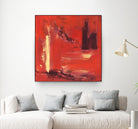 On the Tide by Marianne Broome on GIANT ART - yellow abstract