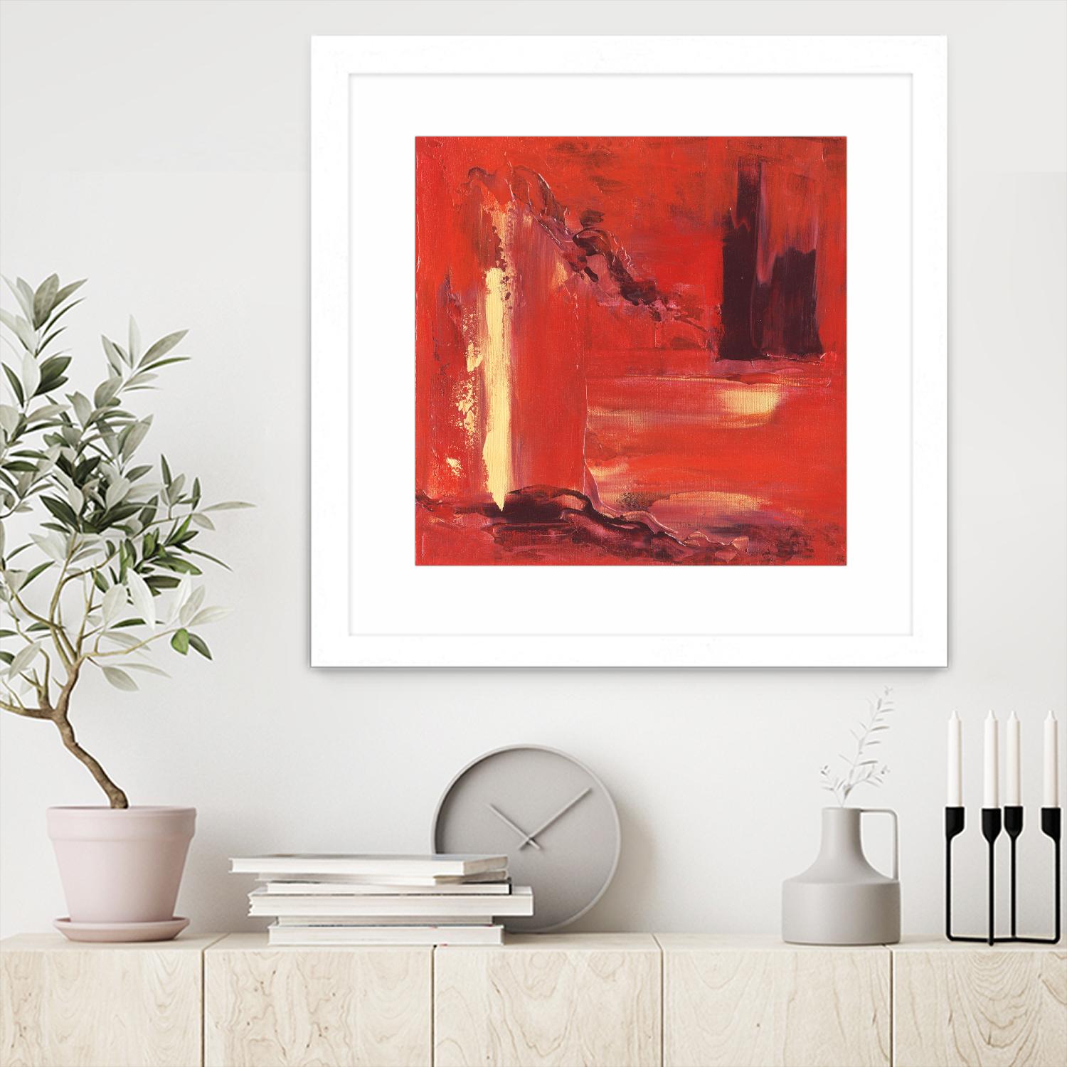 On the Tide by Marianne Broome on GIANT ART - yellow abstract