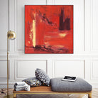 On the Tide by Marianne Broome on GIANT ART - yellow abstract