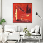 On the Tide by Marianne Broome on GIANT ART - yellow abstract