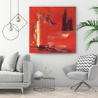 On the Tide by Marianne Broome on GIANT ART - yellow abstract