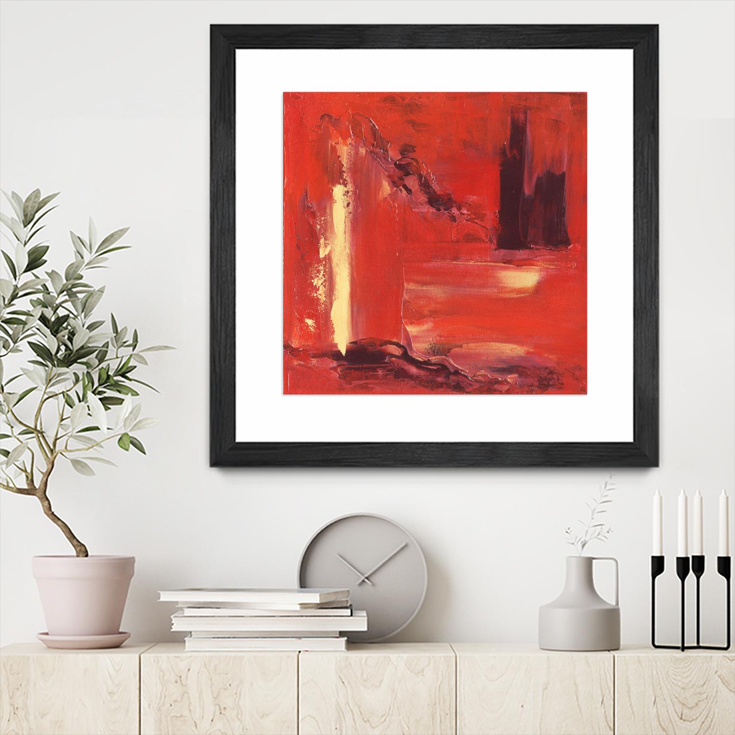 On the Tide by Marianne Broome on GIANT ART - yellow abstract